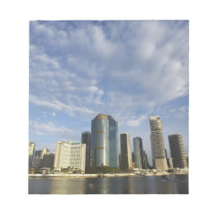 Australien, Queensland, Brisbane, Skyskrapor och Anteckningsblock