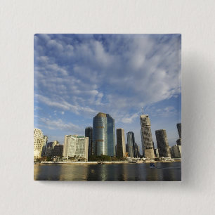 Australien, Queensland, Brisbane, Skyskrapor och Knapp
