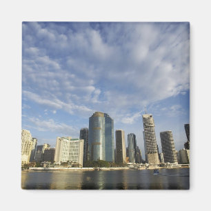 Australien, Queensland, Brisbane, Skyskrapor och Magnet
