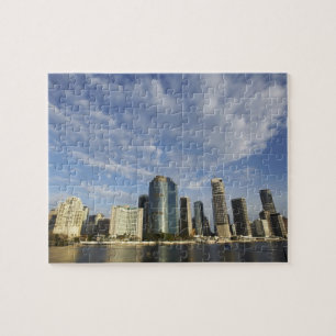 Australien, Queensland, Brisbane, Skyskrapor och Pussel