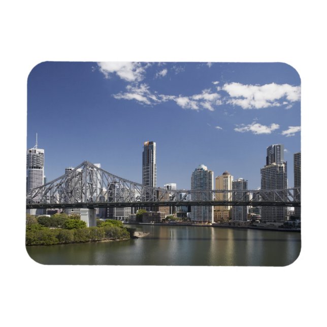 Australien, Queensland, Brisbane, Story Bridge Magnet (Horisontell)