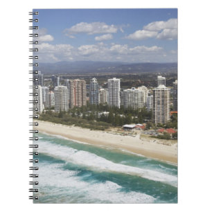 Australien, Queensland, Gold Coast, Main Beach - Anteckningsbok Med Spiral