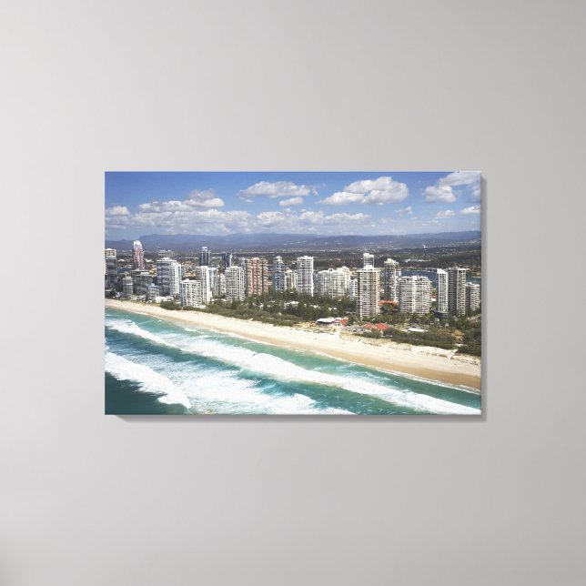 Australien, Queensland, Gold Coast, Main Beach - Canvastryck (Framsida)