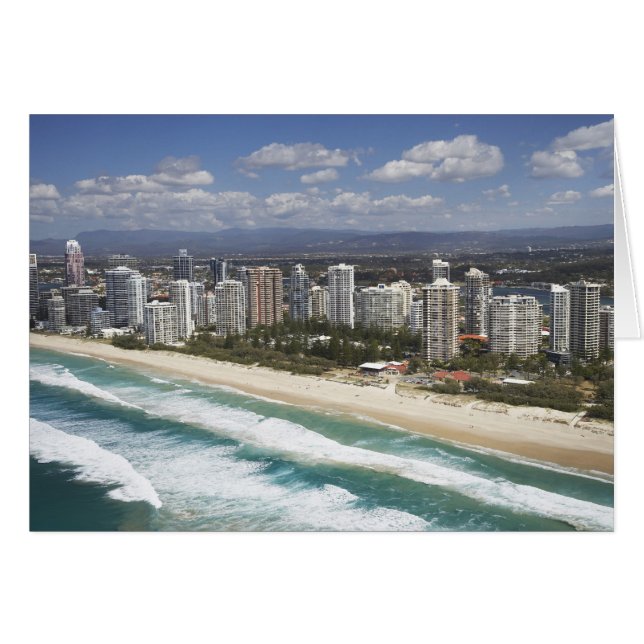 Australien, Queensland, Gold Coast, Main Beach - Hälsningskort (Framsidan Horizontal)