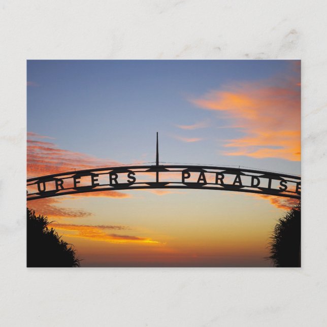 Australien, Queensland, Guld Kusten, Sunrise Vykort (Framsida)