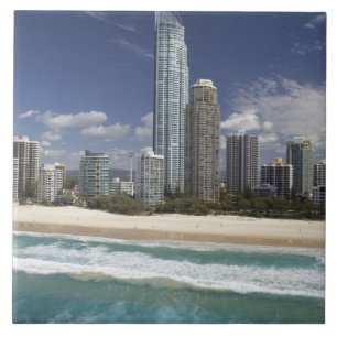 Australien, Queensland, Guld Kusten, Surfers Kakelplatta