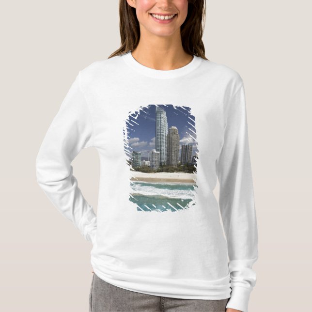 Australien, Queensland, Guld Kusten, Surfers T Shirt (Framsida)