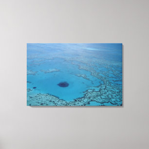 Australien, Queensland. Stora barriärrevet Canvastryck
