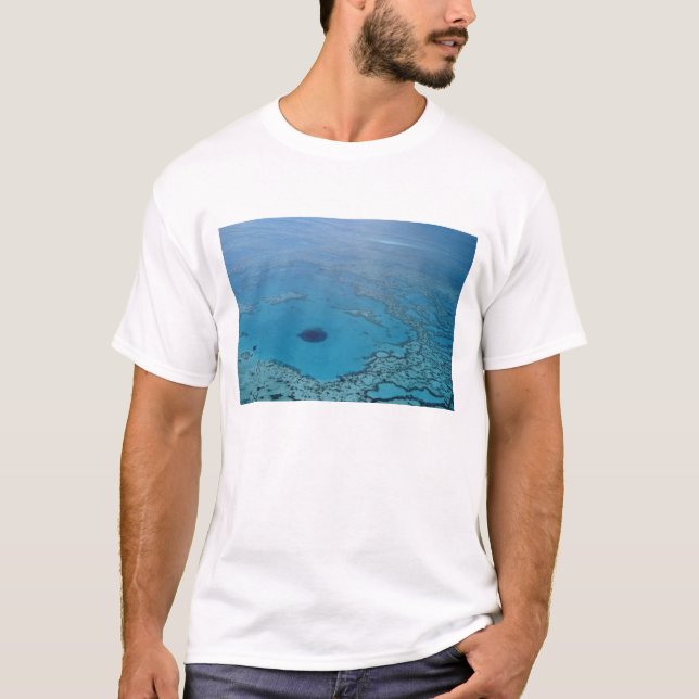 Australien, Queensland. Stora barriärrevet Tee Shirt (Framsida)