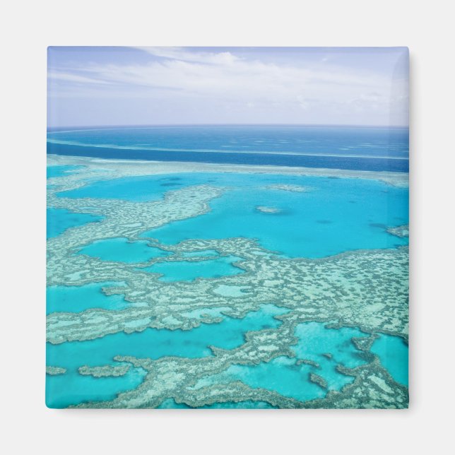 Australien, Queensland, Whitsunday-kusten, Stor 3 Magnet (Framsidan)