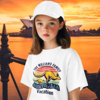 Australien Resa Cute Kangaroo Sunset Anpassningsba