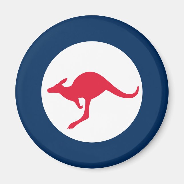 Australien roundel land flagga, armémilitär magnet (Framsidan)