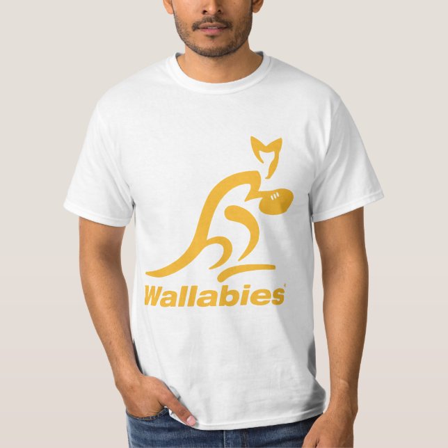 Australien Rugby Wallabies T Shirt (Framsida)