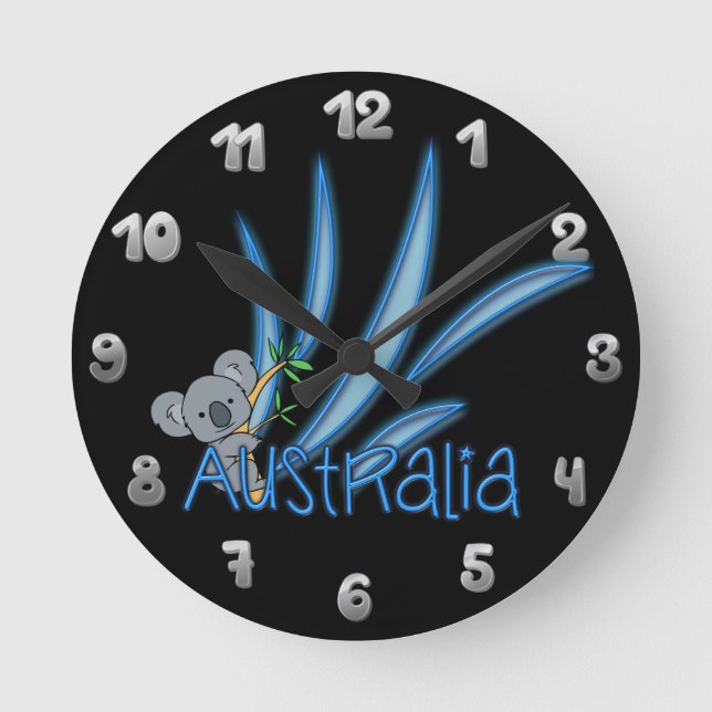 Australien Rund Klocka (Framsida)