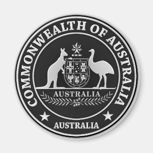 Australien rundaEmblem Magnet