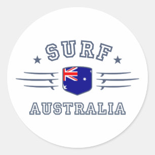 Australien Runt Klistermärke
