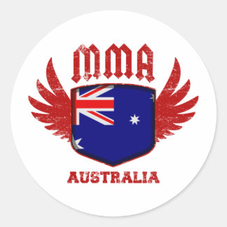 Australien Runt Klistermärke