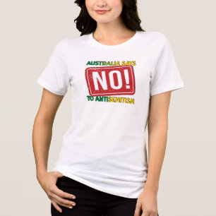 Australien säger nej till antisemitism t shirt