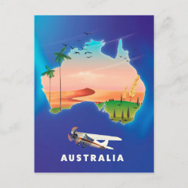 Australien Semester reseraffisch Vykort