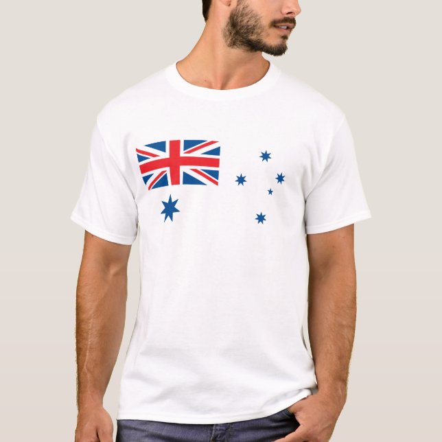 Australien sjö- Ensign T-shirt (Framsida)