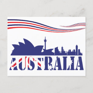 Australien Skyscaape Vykort
