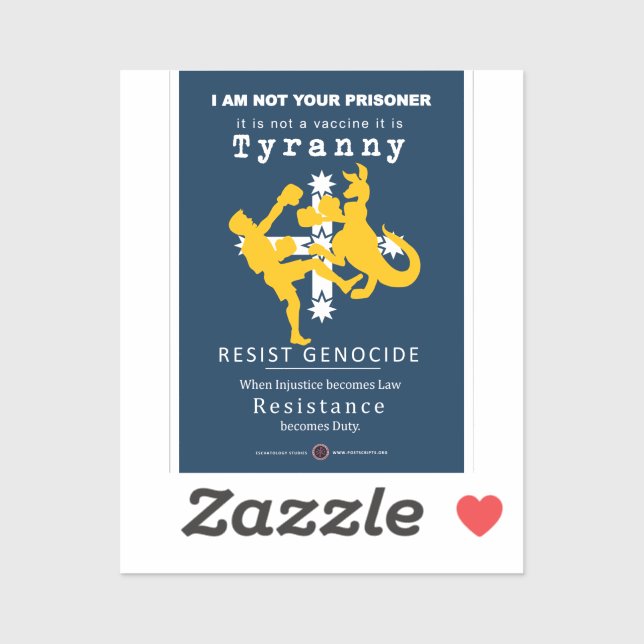 Australien Solidaritet Klistermärken (Ark)