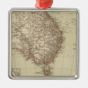Australien som är nyazeeländsk julgransprydnad metall