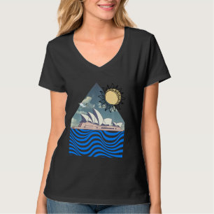 Australien Souvenir-Sydney Opera House - Aussie Ou T Shirt