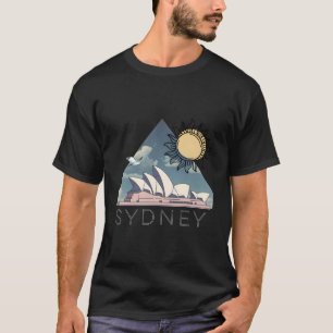 Australien Souvenir-Sydney Opera House Harbor-Gif T Shirt