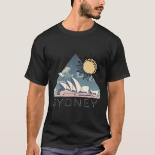 Australien Souvenir-Sydney Opera House Harbor-Gif T Shirt