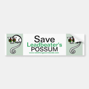 Australien - Spara Leadbeats POSSUM - hotad Bildekal