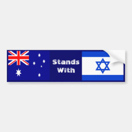 Australien Stands with Israel Bildekal