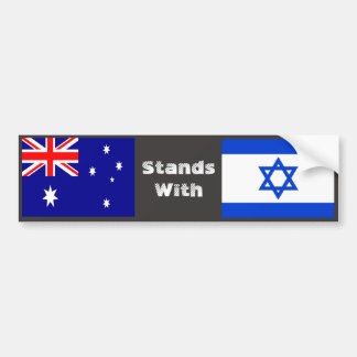 Australien Stands with Israel Bildekal