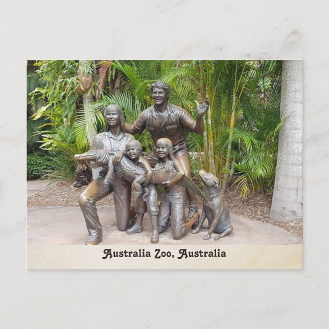 Australien, Steve Irwin, Australien Zoo, Queenslan Vykort (Framsida)