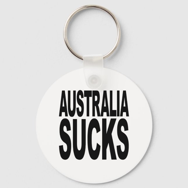 Australien Sucks Nyckelring (Framsida)