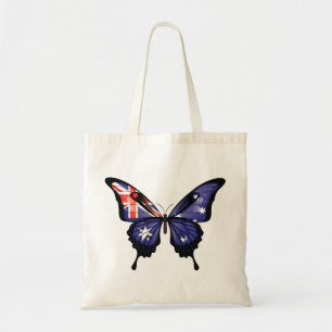 Australien Swallowtail Butterfly Flagga Sticker Tygkasse