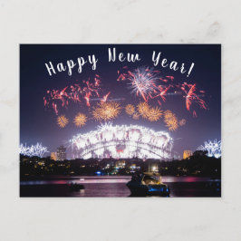 Australien Sydney Harbour Bridge Eldshow NYE Vykort
