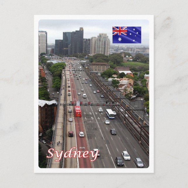 Australien - Sydney - Harbour Bridge - Vykort (Framsida)