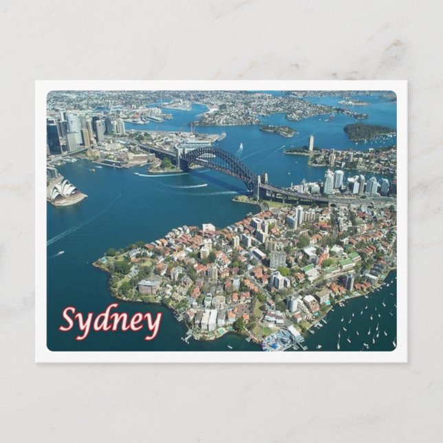 Australien - Sydney - Harbour Bridge - Vykort (Framsida)