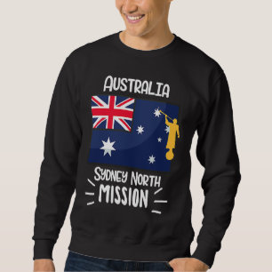 Australien Sydney Norra Mormon LDS Mission Mission Lång Ärmad Tröja