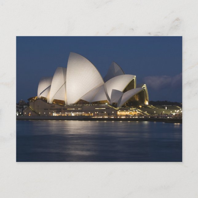 Australien, Sydney. Opera House på natten Vykort (Framsida)