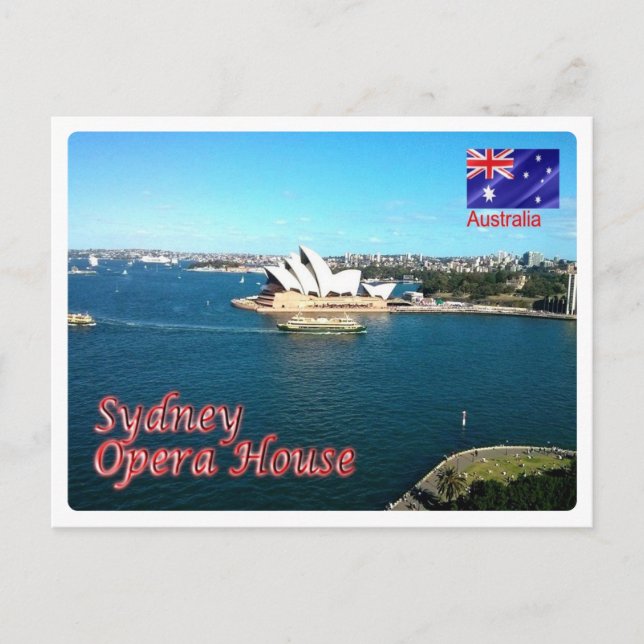 Australien - Sydney - Opera House - Vykort (Framsida)
