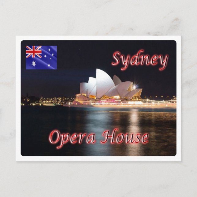 Australien - Sydney - Opera House - Vykort (Framsida)
