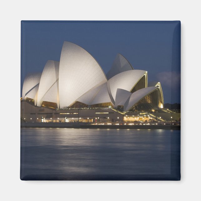 Australien, Sydney. Operahuset på natten på Magnet (Framsidan)
