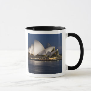 Australien, Sydney. Operahuset på natten på Mugg
