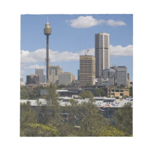 Australien, Sydney, Potts Point. Sydneys stadssilu Anteckningsblock