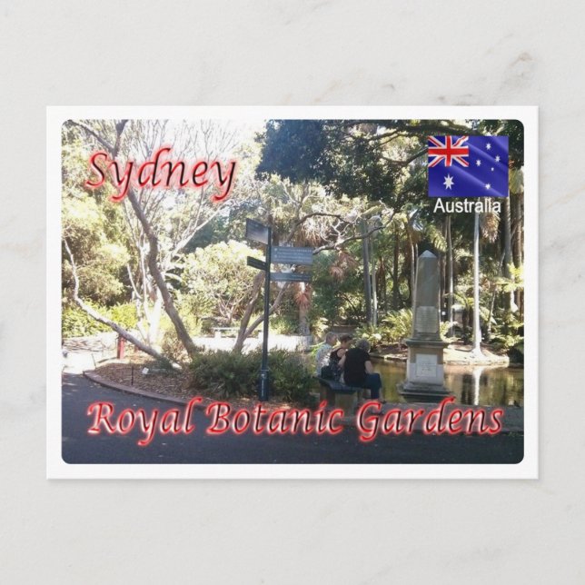 Australien - Sydney - Royalet Botanic Gardens - Vykort (Framsida)