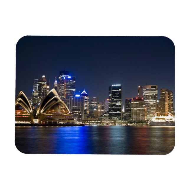 Australien, Sydney. Stadssiluett med operahuset se Magnet (Horisontell)
