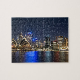 Australien, Sydney. Stadssiluett med operahuset se Pussel