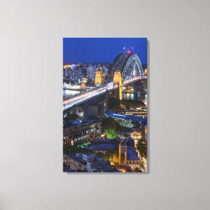 Australien, Sydney, Sten-området, Sydney Harbour Canvastryck